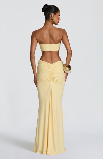 Sonny Maxi Skirt - Lemon