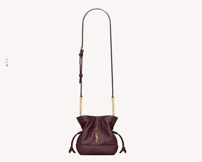 JAMIE mini shoulder pouch in lambskin