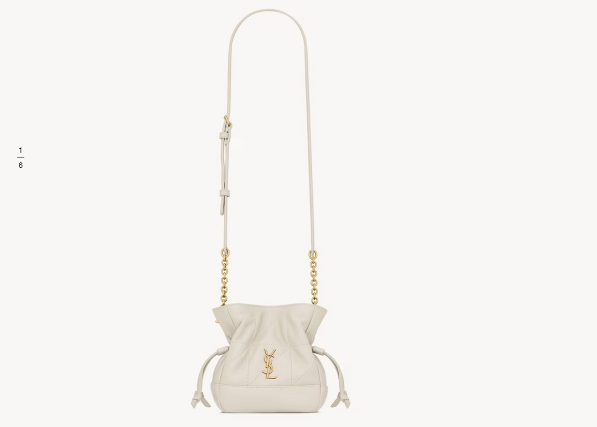 JAMIE mini shoulder pouch in lambskin