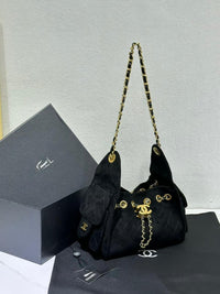 Black suede