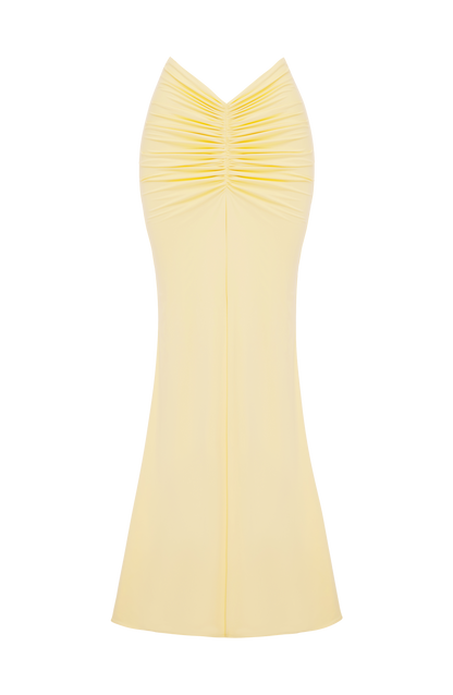 Sonny Maxi Skirt - Lemon